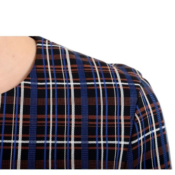 Hugo Boss "Ditania" Women's Size 4 Multi-Color Belted Short Sleeve Sheath Dress - Picture 6 of 13